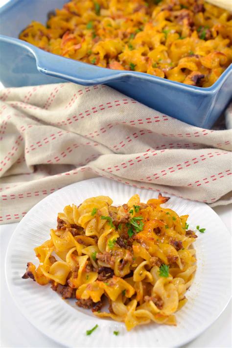 Beef Noodle Casserole Easy Egg Noodle Casserole Recipe