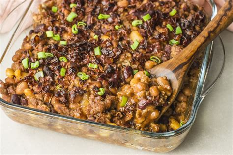 Texas Bean Bake With Ground Beef Recipe