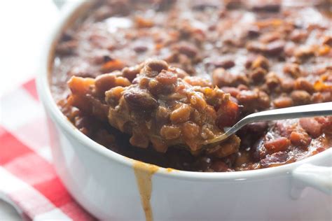 Hamburger Baked Beans Recipe Baked beans with hamburger, Baked