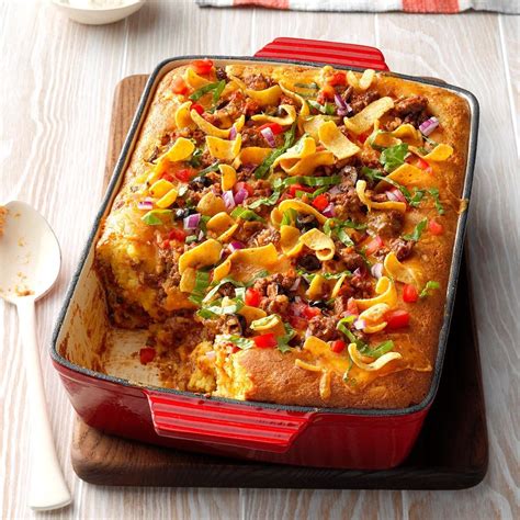 Taco Cornbread Casserole Recipe How to Make It Taste of Home