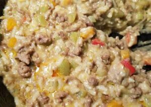 Hamburger and Rice Recipe by Hattie Woolley Cookpad