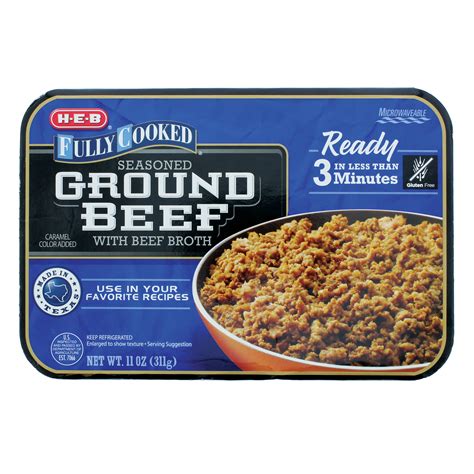 Freeze Happy! PreCooked Ground Beef